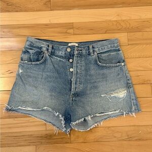 Citizens of Humanity Denim Distressed Women's Shorts